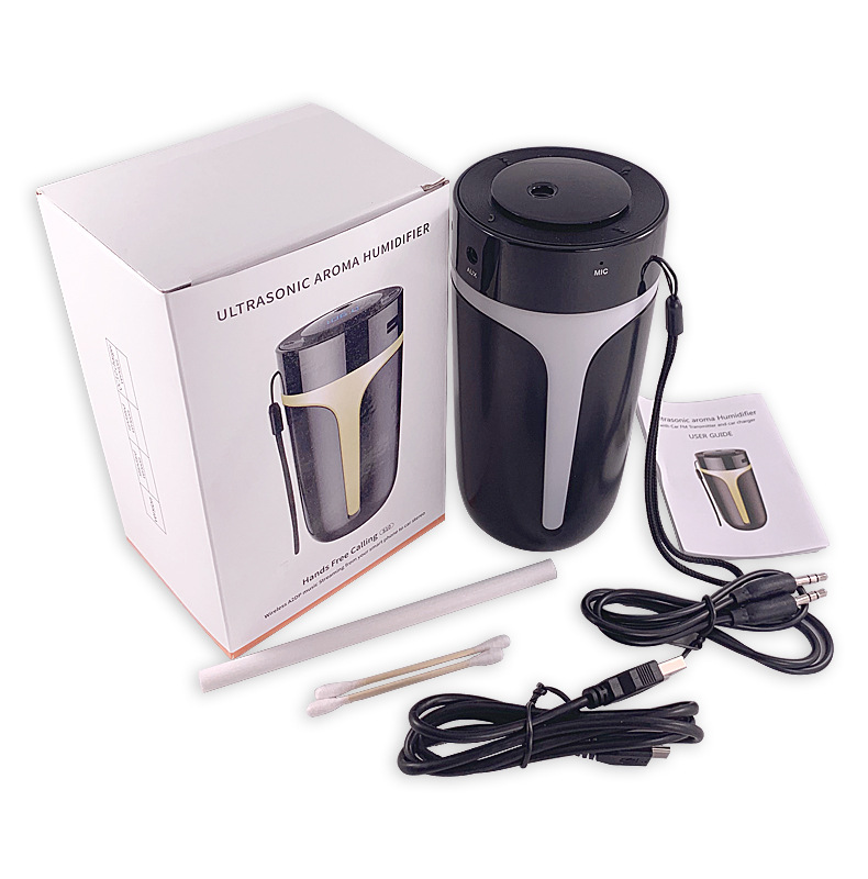 Car UDisk Player Bluetooth Music Car Humidifier Aromatherapy Spray Air Purification Hands-free Calling