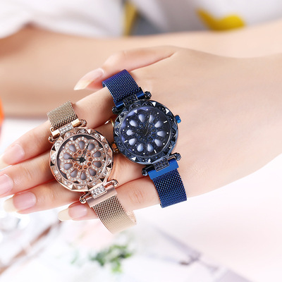 Trill Fast Explosive money Shilaiyunzhuan watch Valentines Day gift waterproof quartz lady Watch Magnetic attraction