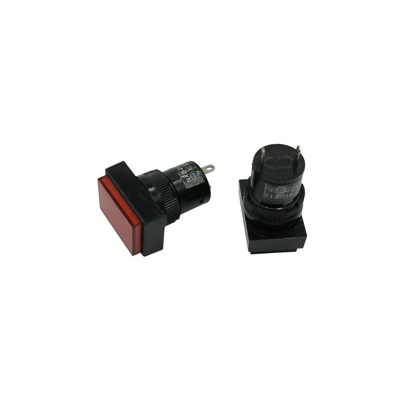 厂家批发NXD-217指示灯 口径16mm长方形LED指示灯电器微型信号灯