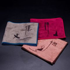 Factory wholesale new cotton linen tea towels water-absorbent Zen Chinese style tea art tea cloth tea mat Gongfu tea ceremony plate tools