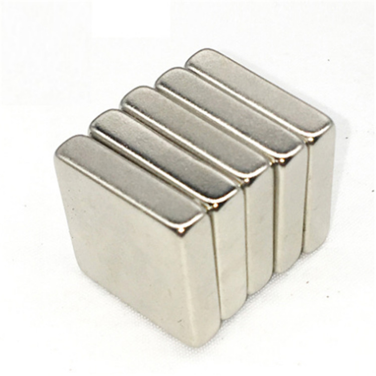 厂家推介高性能钕铁硼磁铁F50*50*10mm大方块不锈钢强力磁铁