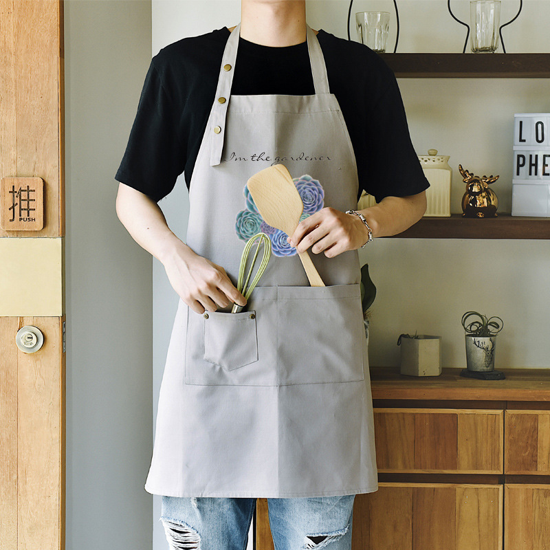 Estilo coreano creativo delantal salón de belleza peluquería floristería ropa de trabajo anti-fouling micro impermeable imprimible