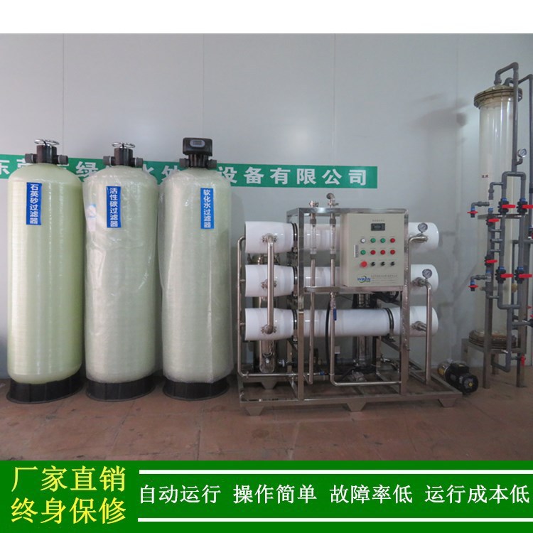 河北反渗透+混床去离子水设备 反渗透除盐水装置 5吨/小时