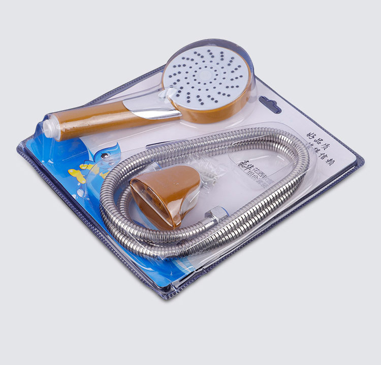 Hand-held ABS silicone showerhead, shower head, T-set for bathing and shower, wall-mounted undefined