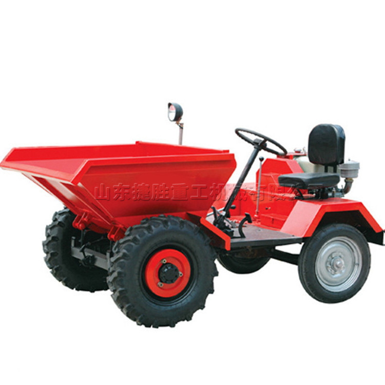 大马力柴油运输工具车 工程施工装卸车 前卸式自动回斗车 出口