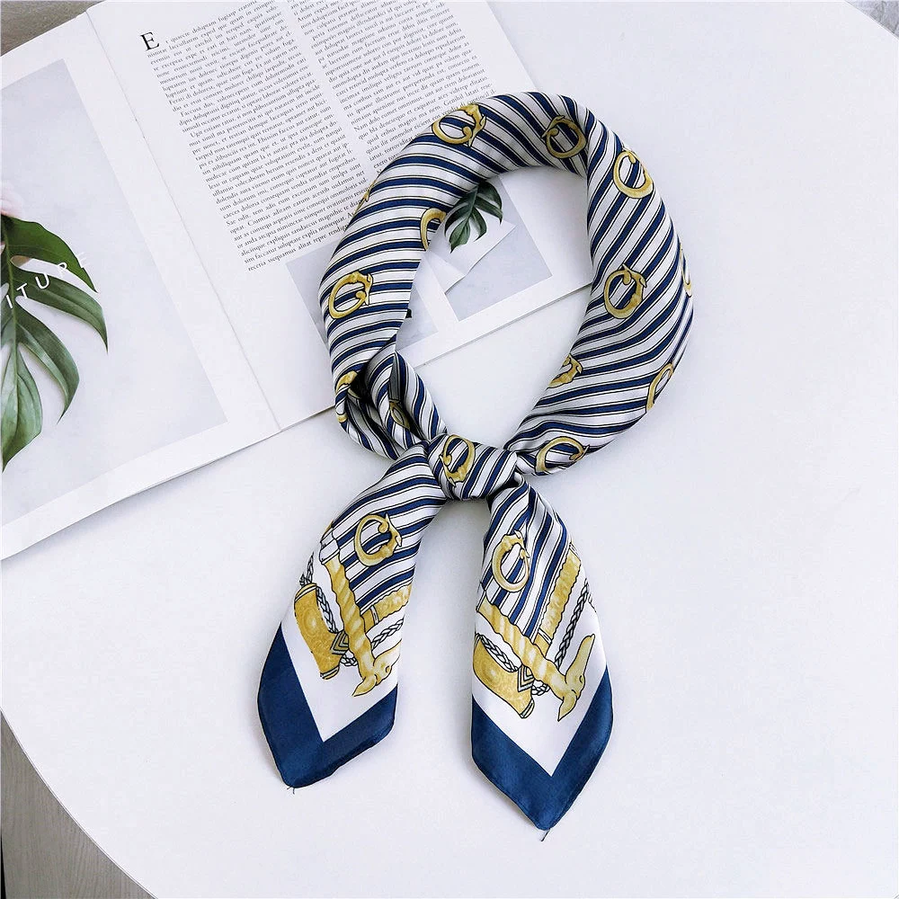 Universal demi-season scarf, thin neckerchief