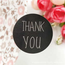 THANK YOU包装袋贴纸蛋糕封口贴礼物包装盒封口贴手工不干胶贴纸