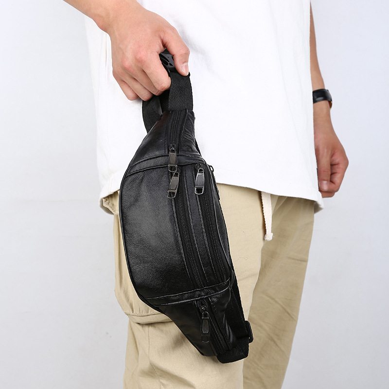 Riñonera para hombre de suministro transfronterizo, bolso de pecho de negocios, impermeable para deportes, con bolsillo para teléfono