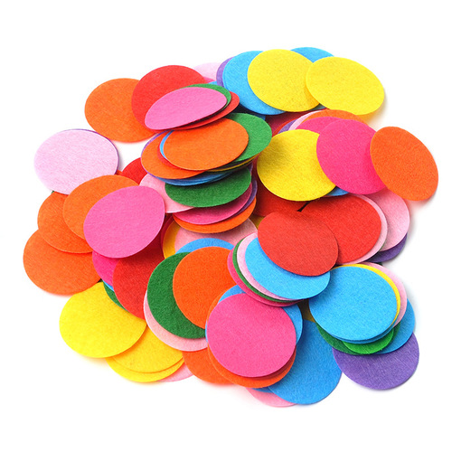 4.5cm non-woven gasket 45mm non-woven disc gasket diy handmade basic material hair accessories