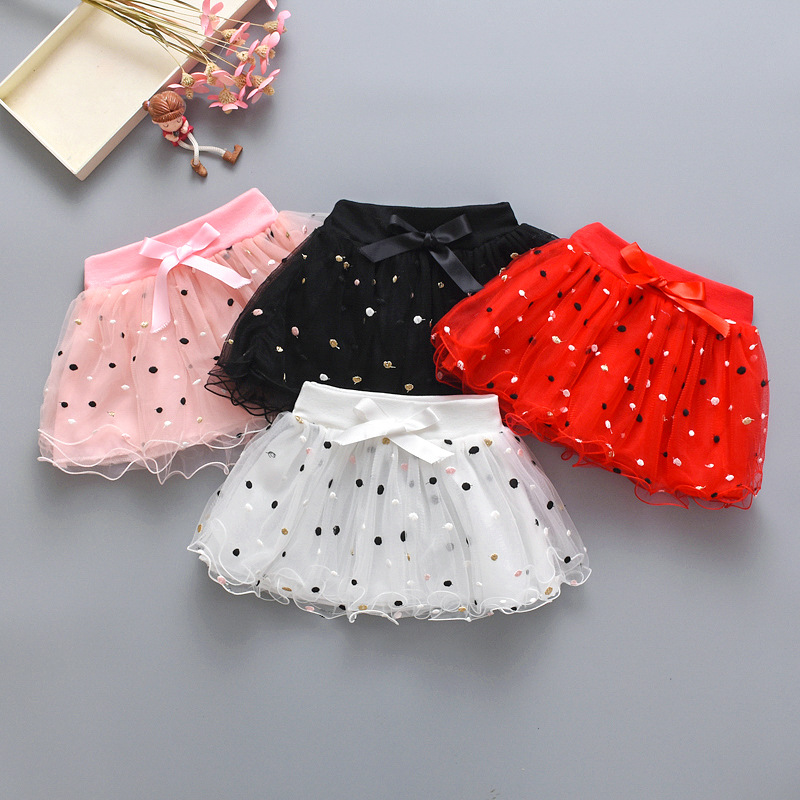 2021 new short skirt girls net gauze tut...