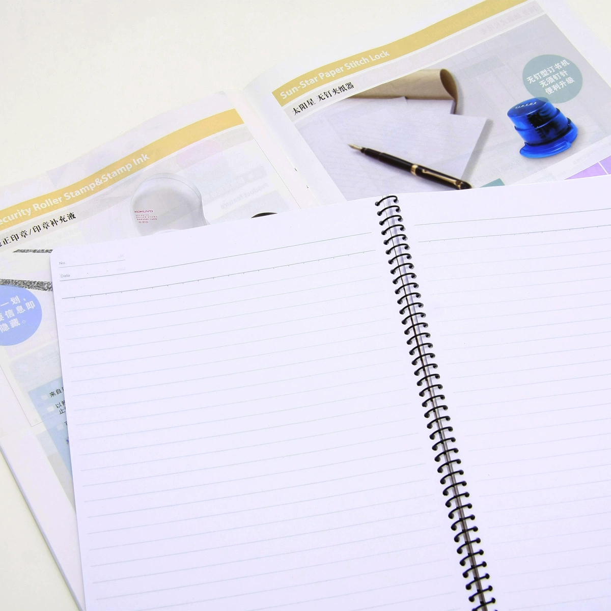Watanabol (Gambol) WCN-R0080 spiral binding book notebook B5.80 page. Color random