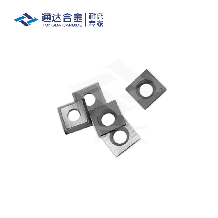 硬质合金舍弃式木工刀片 钨钢方形圆形切削刀片R形钨钢合金刨刀片