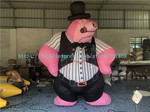 Внешняя торговля выход газированный характер свинья мультики Газовая форма oxford газированный свинья модель газированный реклама модель свинья