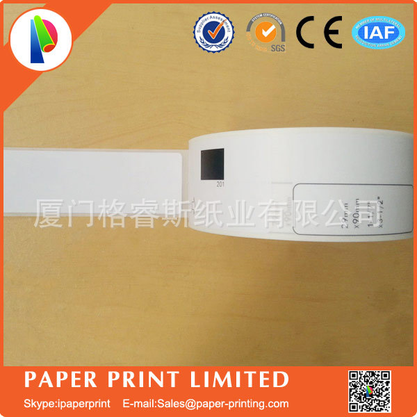 兄弟标签纸色带DK-11201热敏纸 29mm*90mm热敏纸 白底黑字