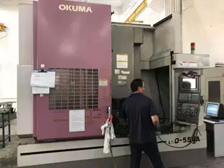 工厂转让台原装进口协鸿1270日本OKUMA55数控CNC加工中心电脑锣