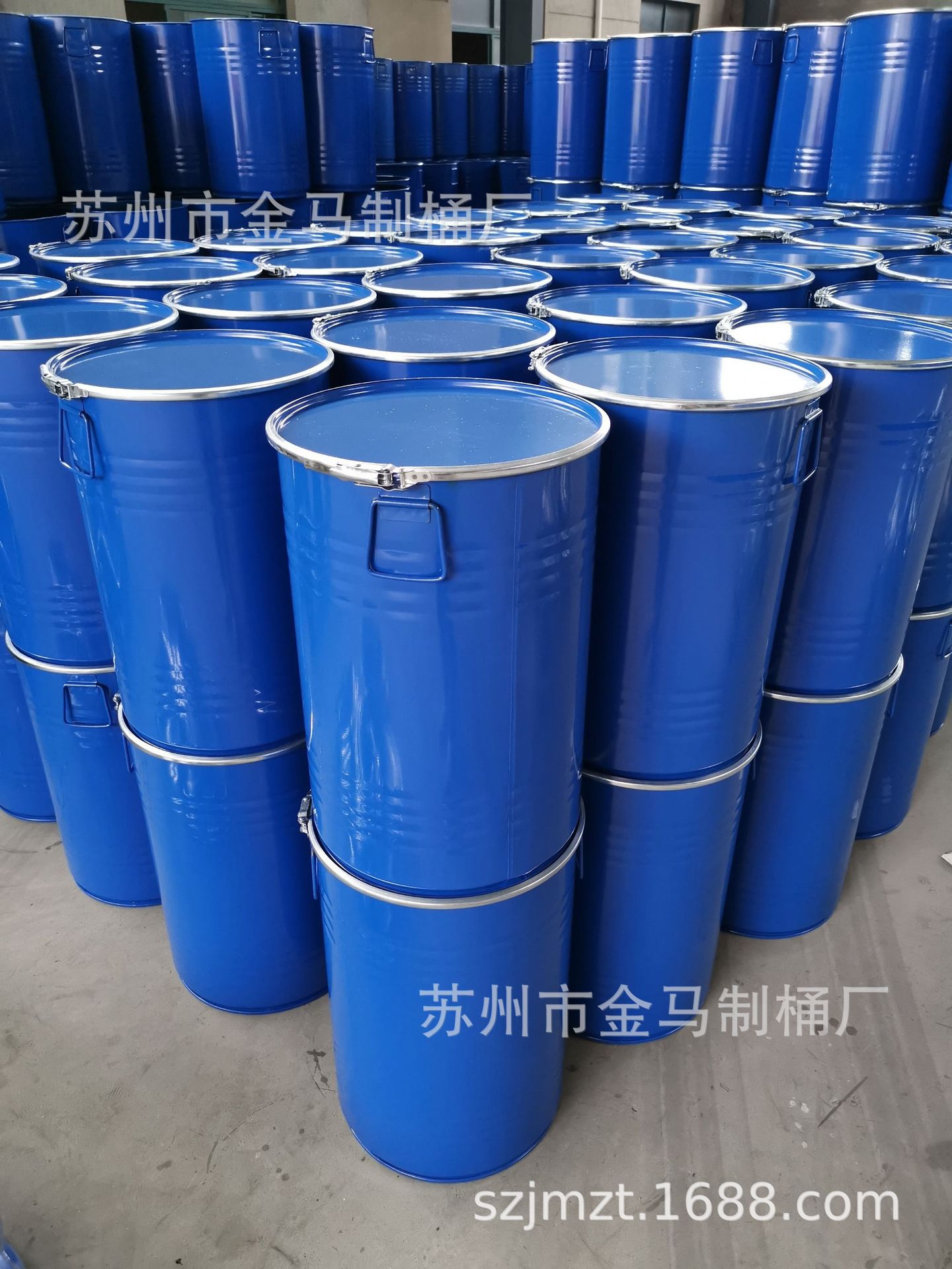 55升化工用开口铁桶口径395 400mm小钢桶金属包装桶