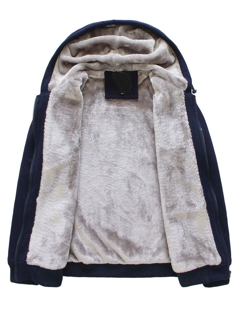 Abbigliamento da uomo Giacca pantaloni felpa nuovo casual ampio uomo inverno caldo più velluto uomo due pezzi vestito_voghion.com