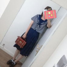 柳叶风琴 日制襟线正统jk制服裙 女水手服日系软妹百褶裙学院套装