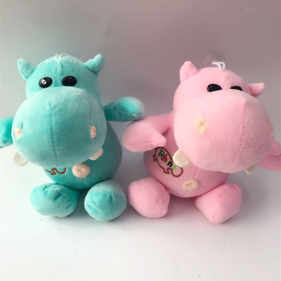 河马毛绒玩具河马摆件 7寸玩偶女生儿童礼品娃娃机公仔 厂价批发|ms