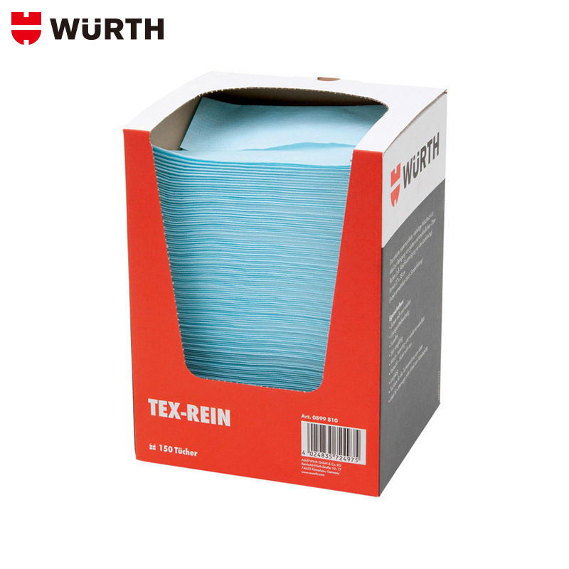 wurth/伍尔特清洁布 TEX-REIN 清洁布 Tex-Rein 干湿清洁巾-150块