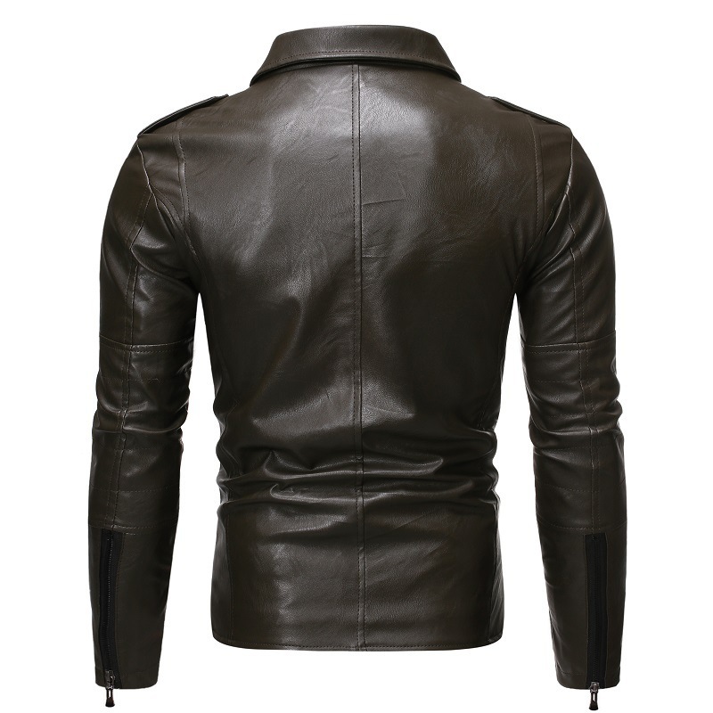 Veste en cuir homme - Ref 3443833 Image 4