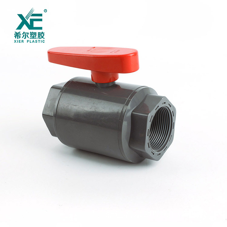 希尔厂家供应 塑料三片式球阀 手动阀门 农田灌溉专用 25MM