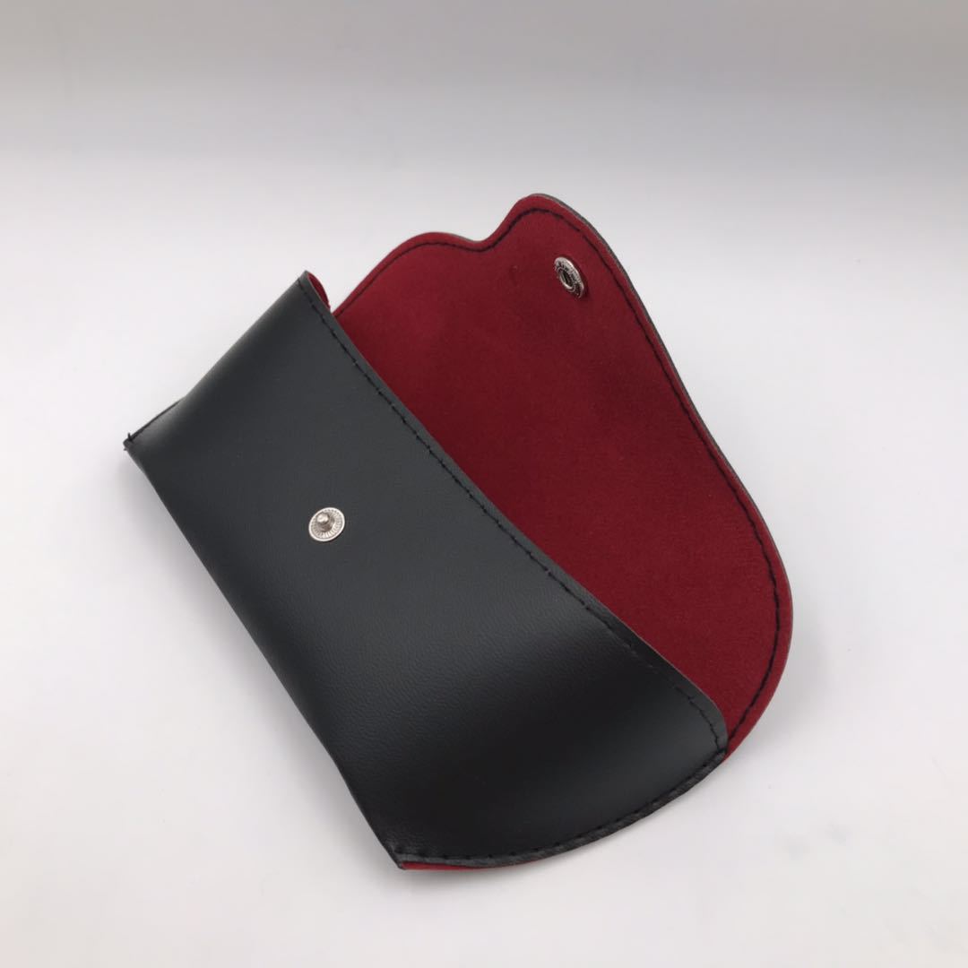 Estuche de cuero para gafas para hombres y mujeres, joyero de moda, estuche de almacenamiento coreano pequeño, fresco y aerodinámico