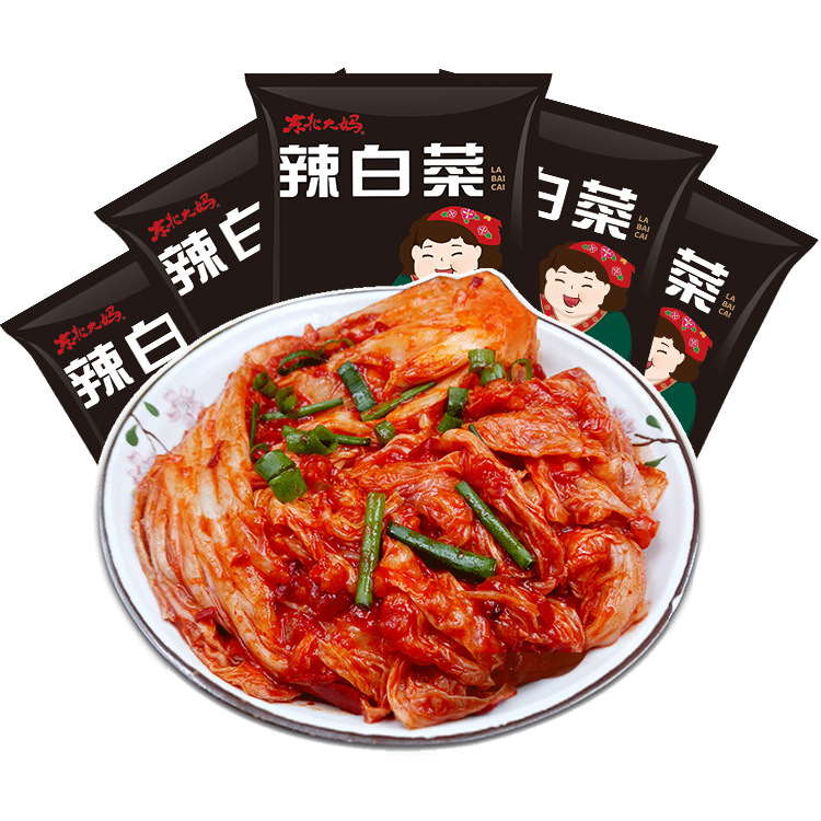 辣白菜 [拍一份发5袋]辣白菜组合装5斤/份韩式咸菜2500G下饭菜|ms