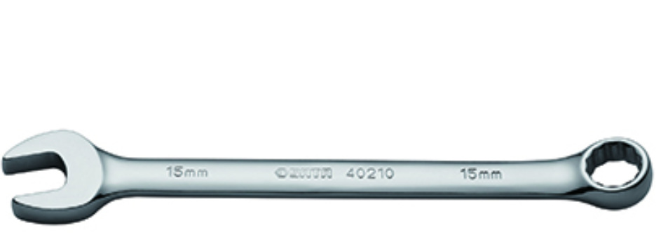 40214全抛光两用扳手,19mm/世达