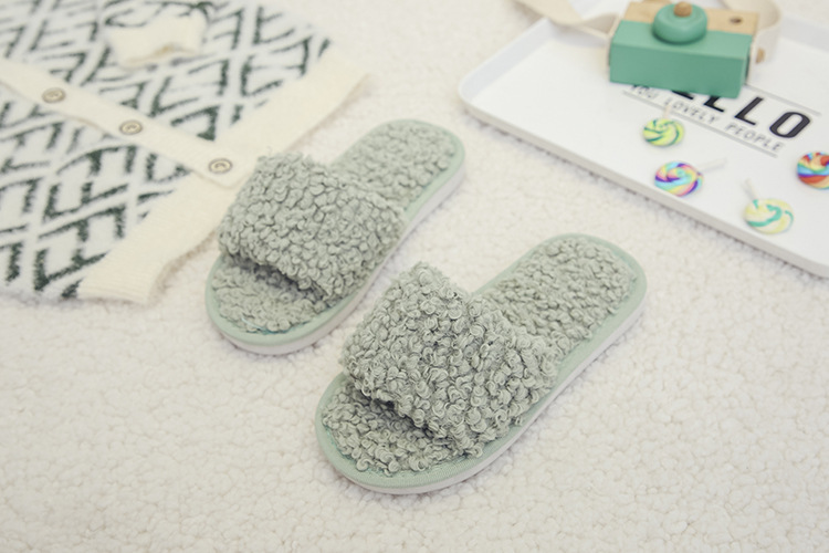 autumn new lamb wool children s slippers  NSPE27466