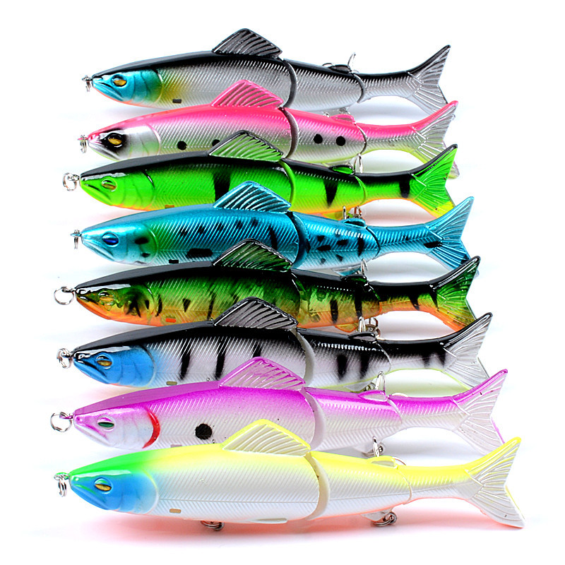 Multi Jointed Fishing Lures Hard Swibaits Fresh Water Bass Swimbait Tackle Gear