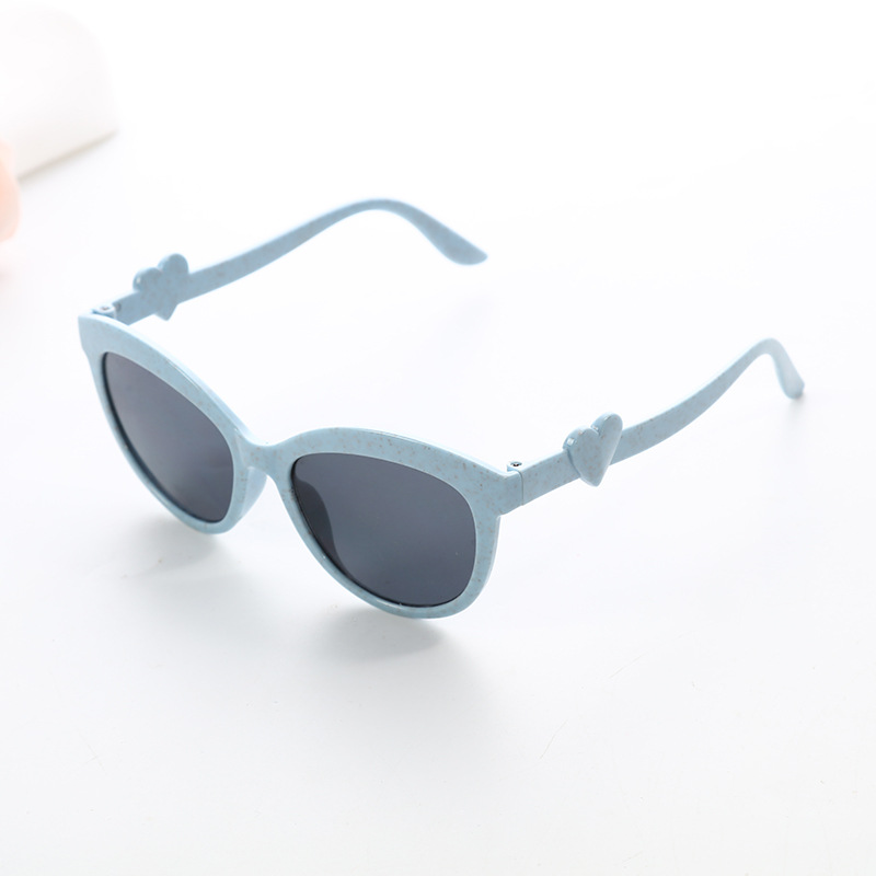 Gafas de Sol Infantil de Paja de Trigo, Protección UV400, para Niños y Uso Diario