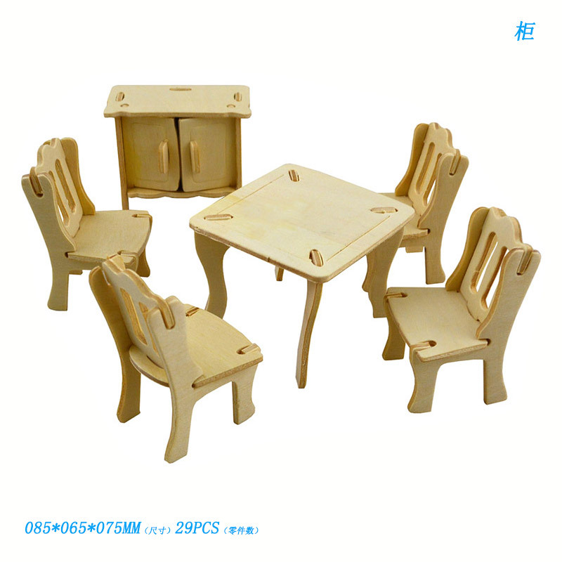 Деревянная реалистичная игрушка, головоломка, DIY, 3D, оптовые продажи