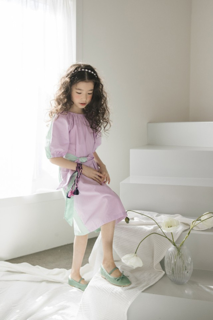 New 2019 Girls Dress Patchwork Color Cotton Baby Princess Dress Kids Children Summer Clothes Mother and Daughter Dress,#3978 20