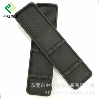 定制加工 异形EVA雕刻成型 半孔EVA雕刻红酒包装内衬成型