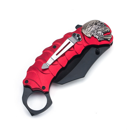 Outdoor foldable multi-functional survival knife F108 small knife High hardness camping self-defense knife Fruit knife