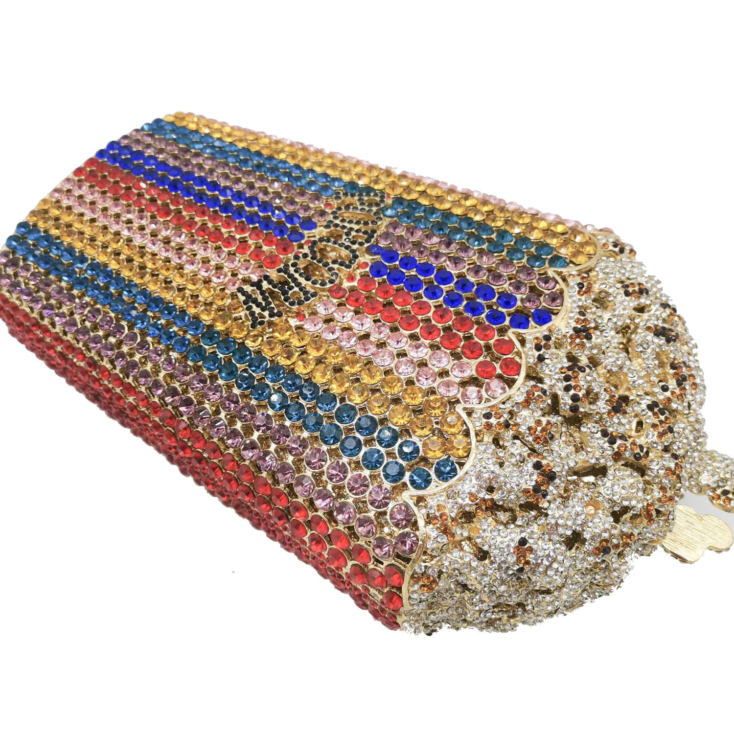 Fashion Women's Bag New Dinner Bag Popcorn Party Bag Rhinestone Clutch Bag Wholesale display picture 35