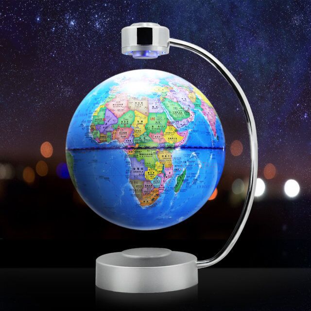 磁悬浮地球仪创意礼物办公桌摆件磁悬浮高清地球仪磁悬浮生产厂家|ms