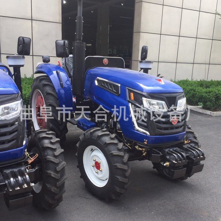 40马力拖拉机带动开沟机 农用田园管理机 拖拉机旋耕机