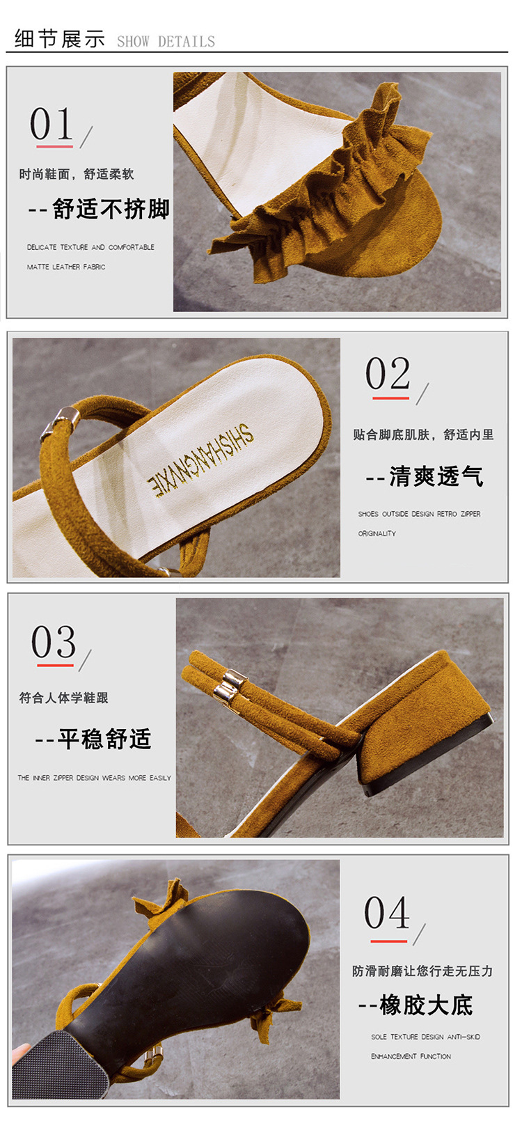 Chaussures été pour femme en Caoutchouc - Ref 3346793 Image 13