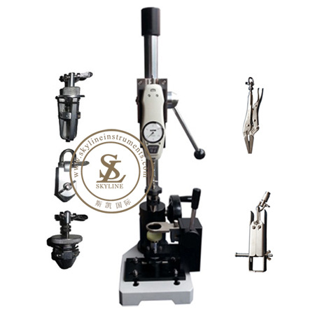 婴儿服饰纽扣拉力测试仪测试扣子拉脱力试验机测拉力机机械拉力机