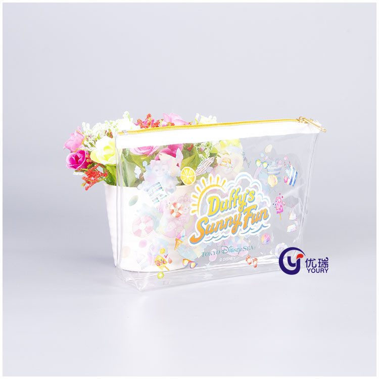 13 20.5 4cm化妆包手提拿包透明便携pvc旅行洗漱定