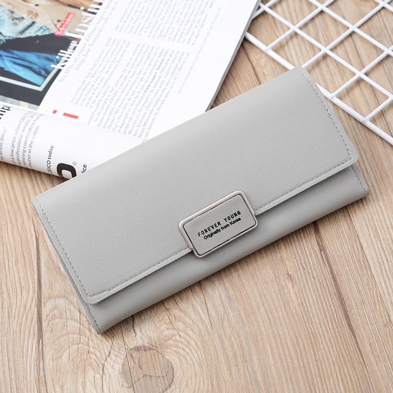 Korean Multi-card Metal Buckle Clutch Wholesale display picture 14