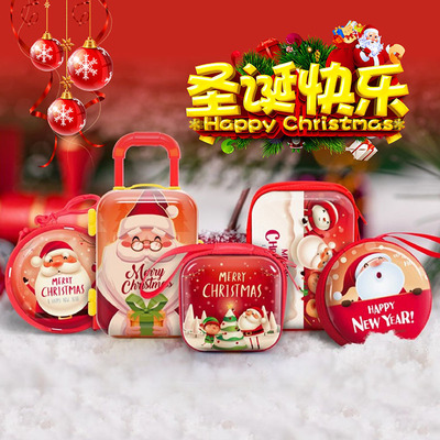现货批发新款圣诞节装饰礼品卡通可爱儿童礼物袋圣诞老人挂件玩具