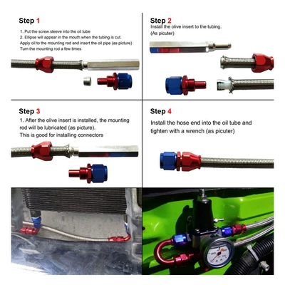 meter oil cooler high pressure — Tubing