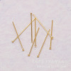 DIY jewelry accessories material pure copper 簪 d hair fork head jewelry ears ring curved curved T -needle (1) A907