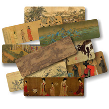 中國傳世十大名畫書簽送學生老師禮品故宮收藏每套10張入