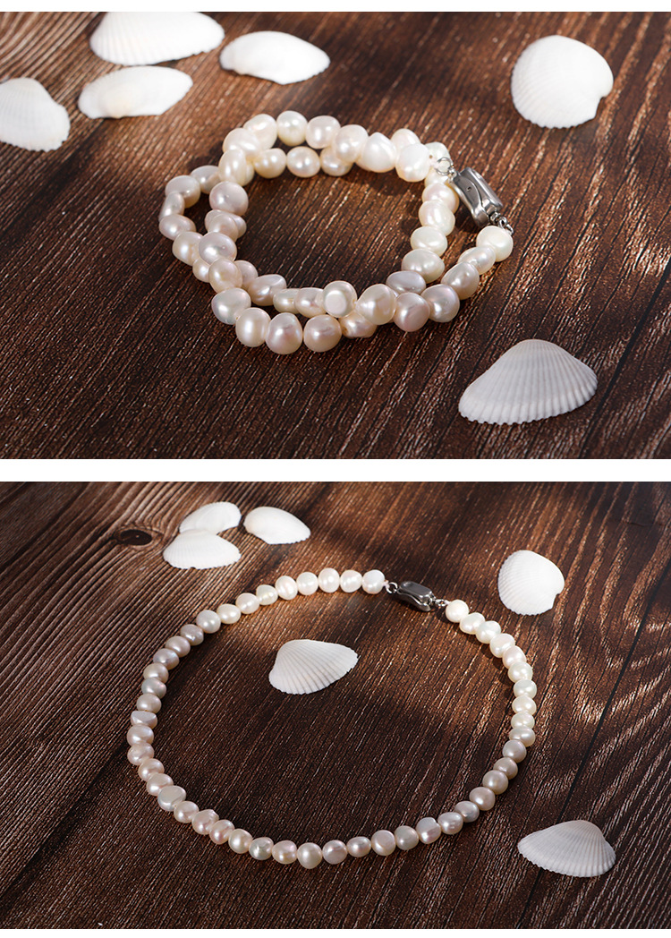 Simple White Pearl Short Necklace Wholesale Jewelry Nihaojewelry display picture 3