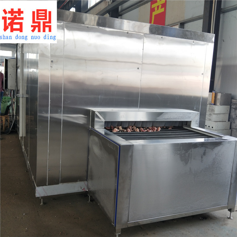 薯条薯片速冻流水线 蔬菜速冻机 大型速冻设备价格 诺鼎厂家直销