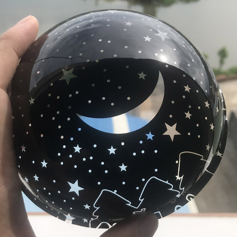 Led proyector luz estrellada lámpara de proyección película PVC película patrón regalo logo